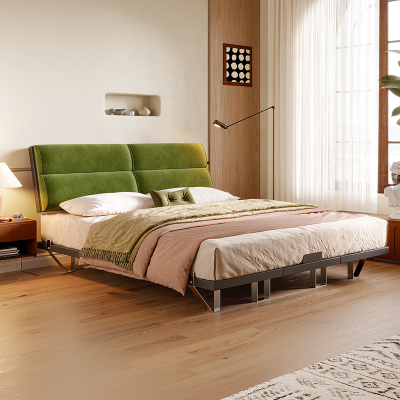 2025新款碳素钢架铁艺布床