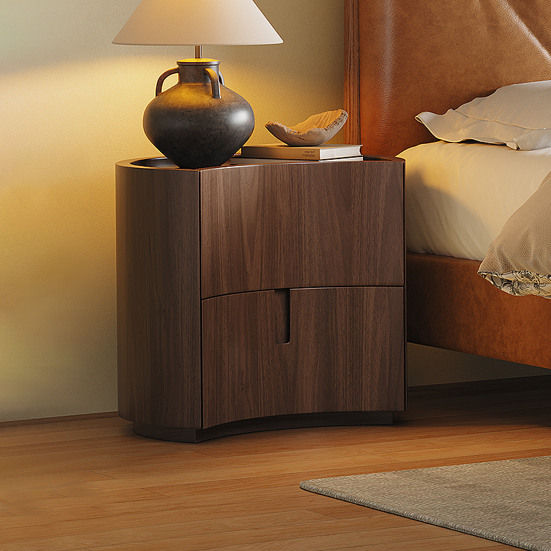 中古风卧室床头柜简约储物柜