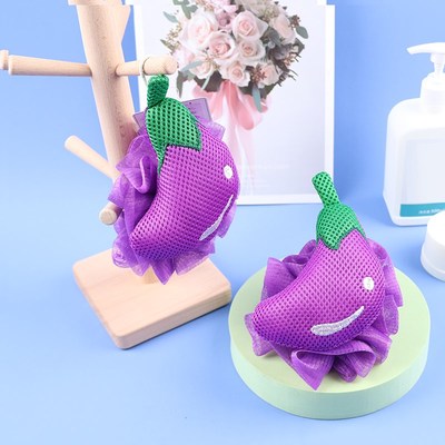 阿里郎沐浴球起泡洗澡可爱洗澡用品水果浴花搓澡搓背起泡不散浴花