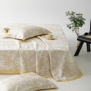 竹语天丝软凉席三件套竹纤维席子夏季 席套件 折叠席子可水洗床单式