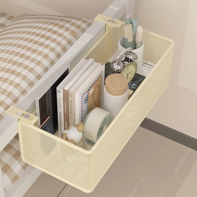 宿舍上铺床边挂篮好物学生寝室床头置物架住N校收纳神器床上置物