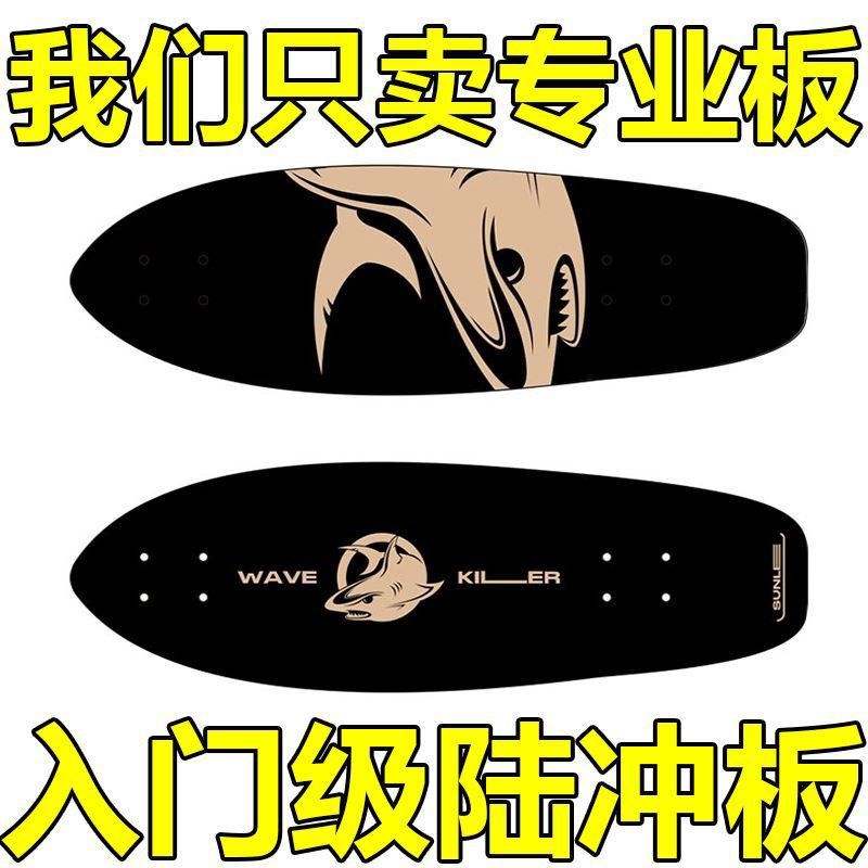 【免蹬易学】专业级陆冲板滑板者入门专L业陆地异形冲浪陆冲板