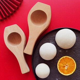 手工做馒头模具加深加厚凹底蒸圆形馍馍工具家用大号中号小号木质