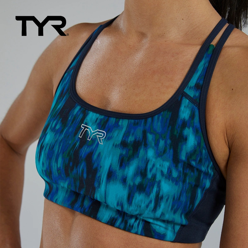 TYR Base Kinetic™女士运动内衣bra工字高强支撑训练印花美背