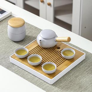 家用简约现代侧把茶壶茶杯小套装 全季 日式 酒店同款 定制 茶具套装