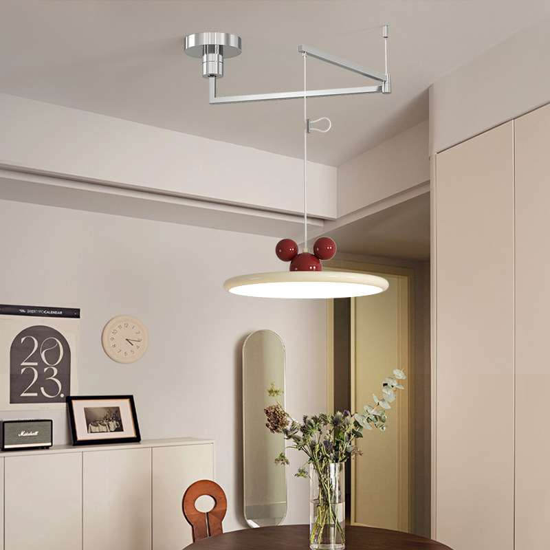 餐厅简约现代摇臂移位全光谱吊灯高级感吧台书桌高显指护眼吊灯,家装灯饰光源,餐厅吊灯,淘宝优惠券,粉丝福利购,淘宝优惠卷