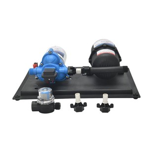 游艇房车集成稳压供水系统泵压力罐12V24V增压12升大流量水泵套装