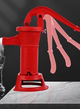 PITCHER PUMP美国二号泵手压水泵铸铁老式抽水机手动摇水泵水井泵