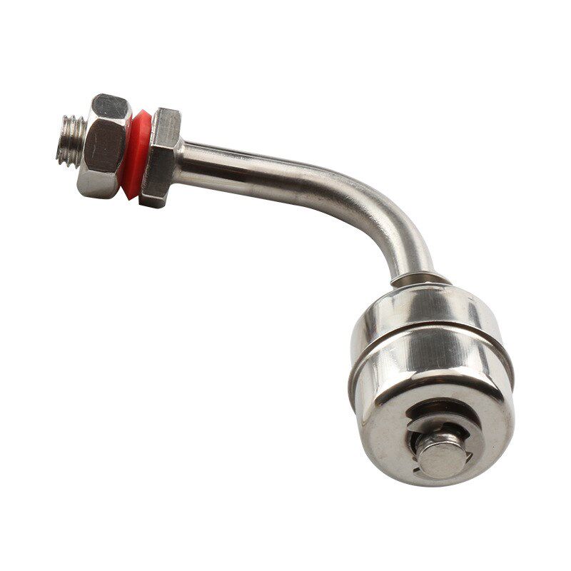 不锈钢浮球开关干簧管浮球水位开关弯管侧装液位传感器浮球液位计