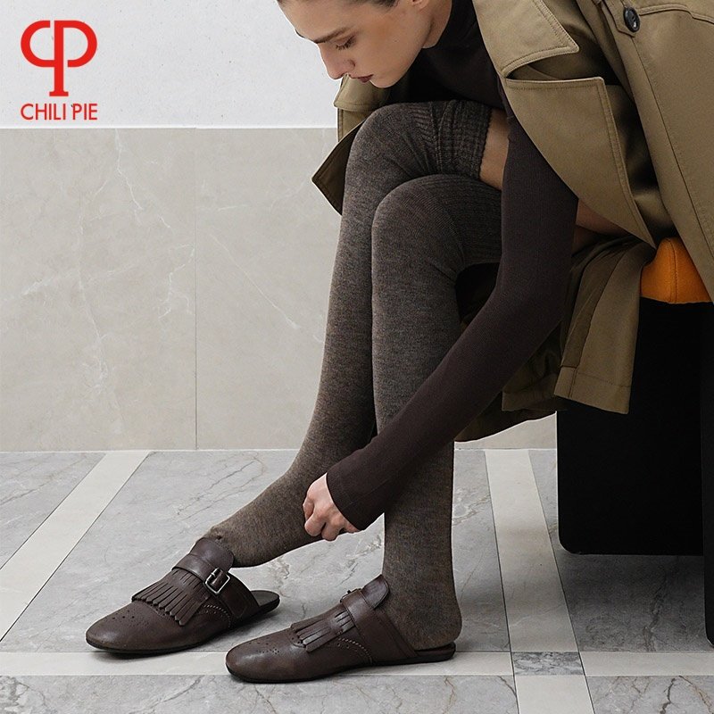 ChiliPie咩咩大腿袜羊毛