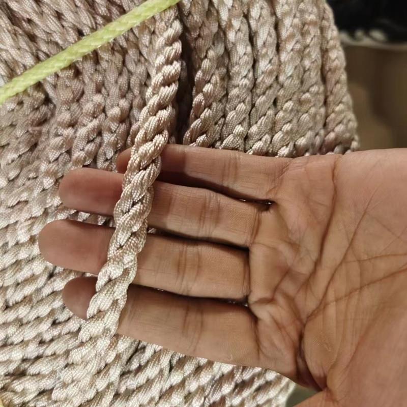 尼龙全编绳高空作业绳户外安全绳耐磨尼龙绳电力牵引绳外墙吊装绳