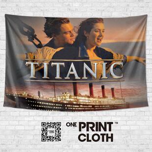 Titanic泰坦尼克号奥斯卡爱情电影定制装饰背景墙布海报挂毯挂布