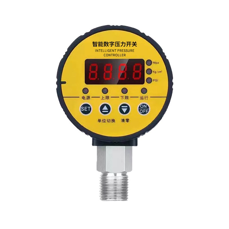 智能压力开关控制器真空负压高精度油水气泵电子数显电接点压力表