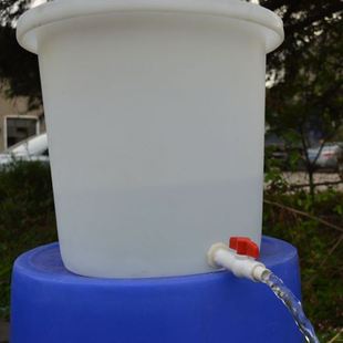 加厚大号塑料牛筋水桶带排水阀门家用圆形储水发酵酿酒腌菜熟胶桶