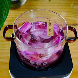 纯露专用玻璃蒸馏锅熬中药提取器机无孔盖高硼硅耐热纯露家用小型