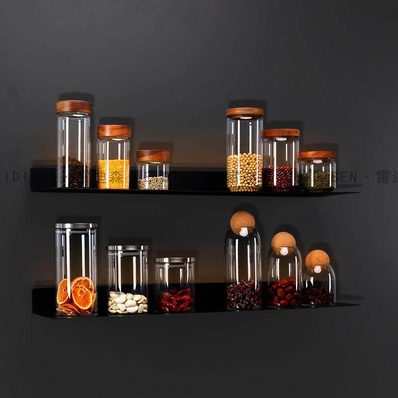 样板房间厨房密封罐杂粮罐橱柜玻璃储物罐摆件创意软装拍照道具,家居饰品,装饰摆件,淘宝优惠券,粉丝福利购,淘宝优惠卷