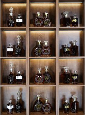 酒柜摆件假酒仿真洋酒瓶组合套装道具酒样板房间家用客厅软装饰品