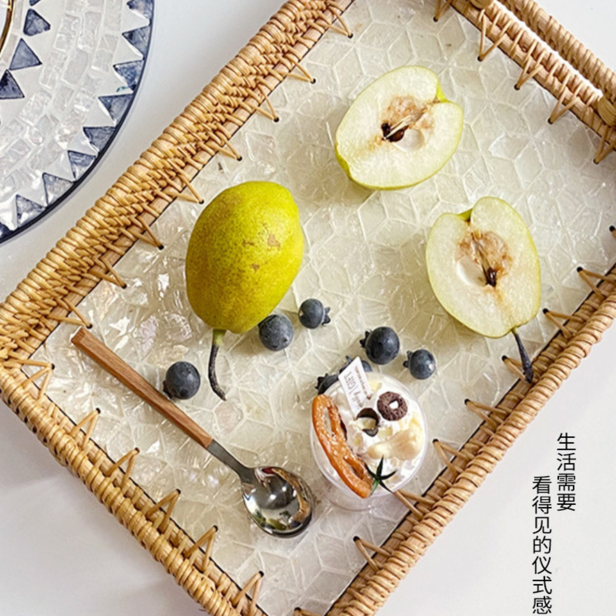 家用客厅轻奢果篮糖果盘餐厅托盘