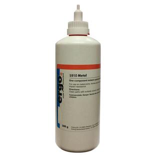 进口ergo5910大包装胶水不发白低气味粘结塑料金属珠宝500g快干胶