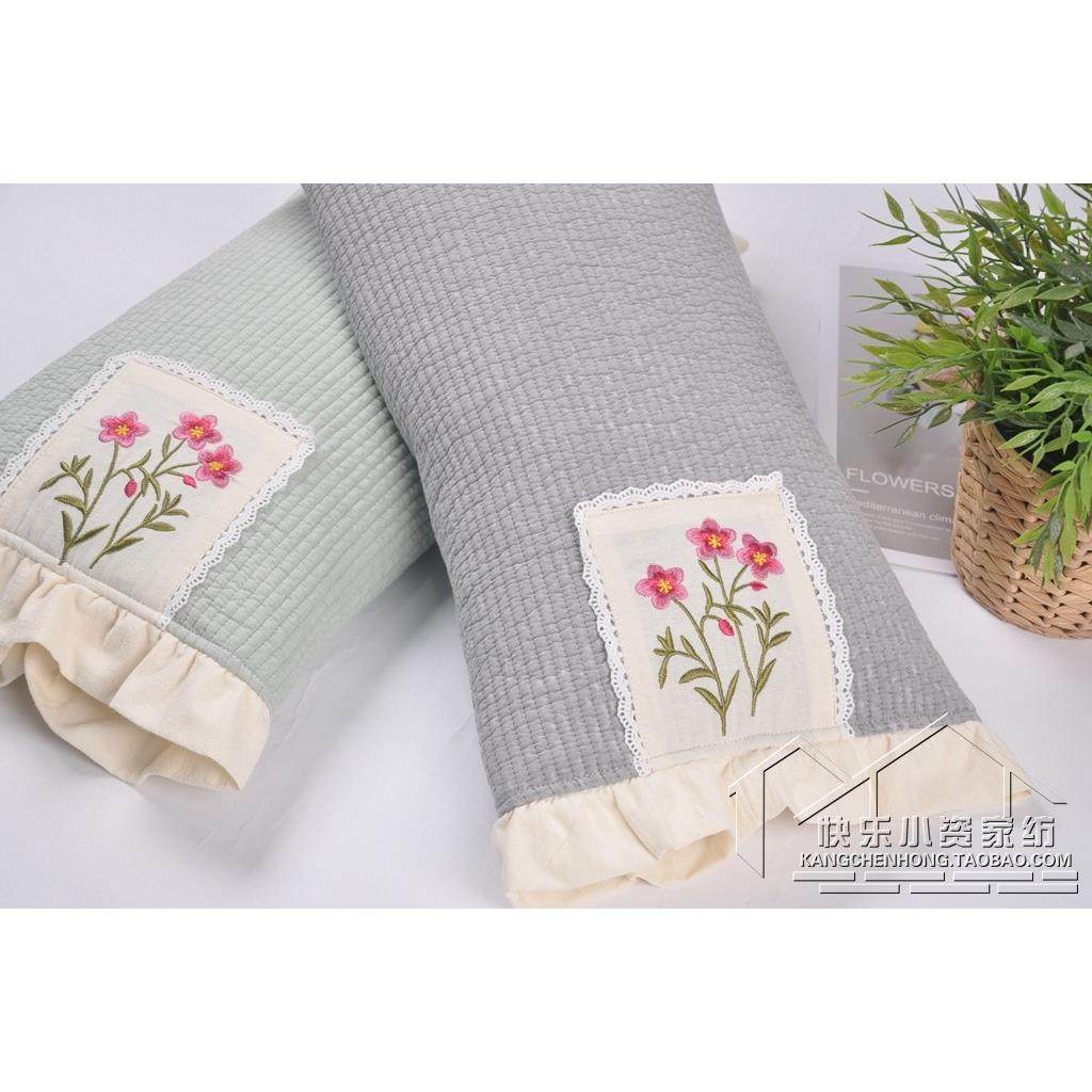 韩国荞麦壳砂洗绣花枕头缓解护颈椎枕芯可调节可拆洗单人学生枕头,床上用品,功能枕/保健枕/养生枕,淘宝优惠券,粉丝福利购,淘宝优惠卷