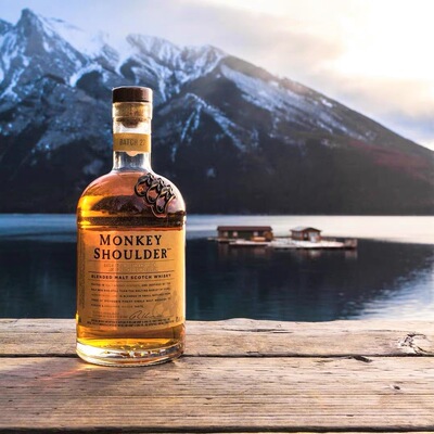 三只猴子（Monkey Shoulder）洋酒调配调和麦芽苏格兰威士忌700ml