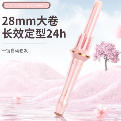 全自动28mm自动卷发棒懒人卷发负离子烫发大卷大波浪不伤发跨境批