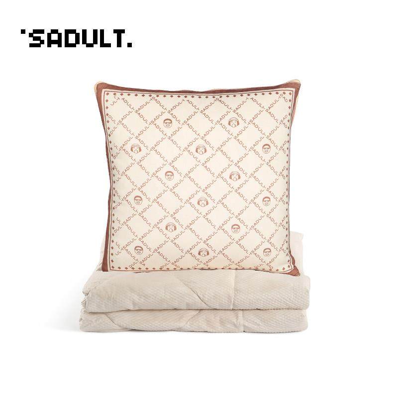 SADULT抱枕被子办公室午睡空调折叠毯子两用二合一汽车车载靠枕垫,居家布艺,抱枕被,淘宝优惠券,粉丝福利购,淘宝优惠卷