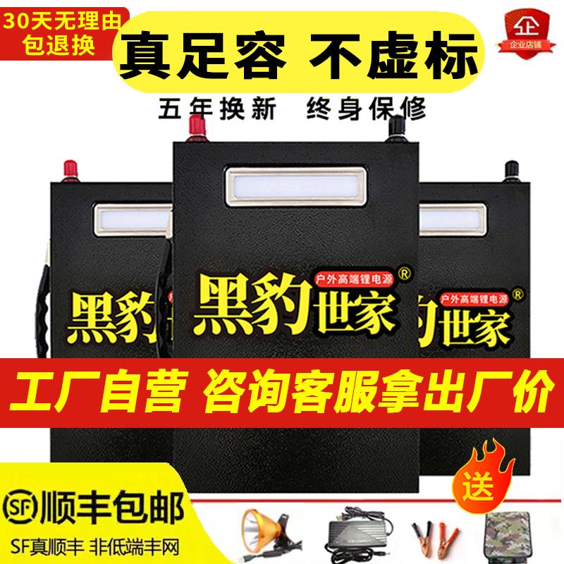 12v锂电池大容量大功率80ah100安伏户外电瓶三元超轻铝磷酸铁锂电
