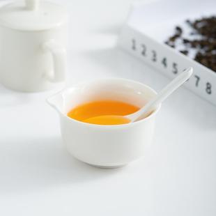 专业QS专用带嘴审评碗白瓷评茶杯斗茶评鉴品茶杯公道杯可定制logo