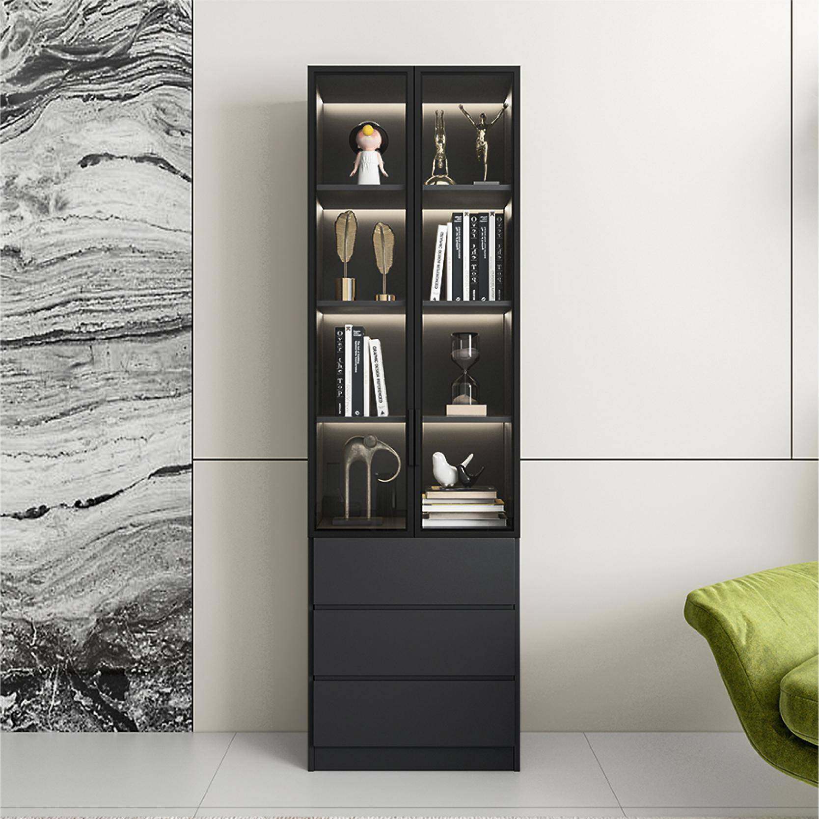 红酒柜客厅靠墙展示架小型酒架置物架威士忌小酒柜收纳架装饰柜