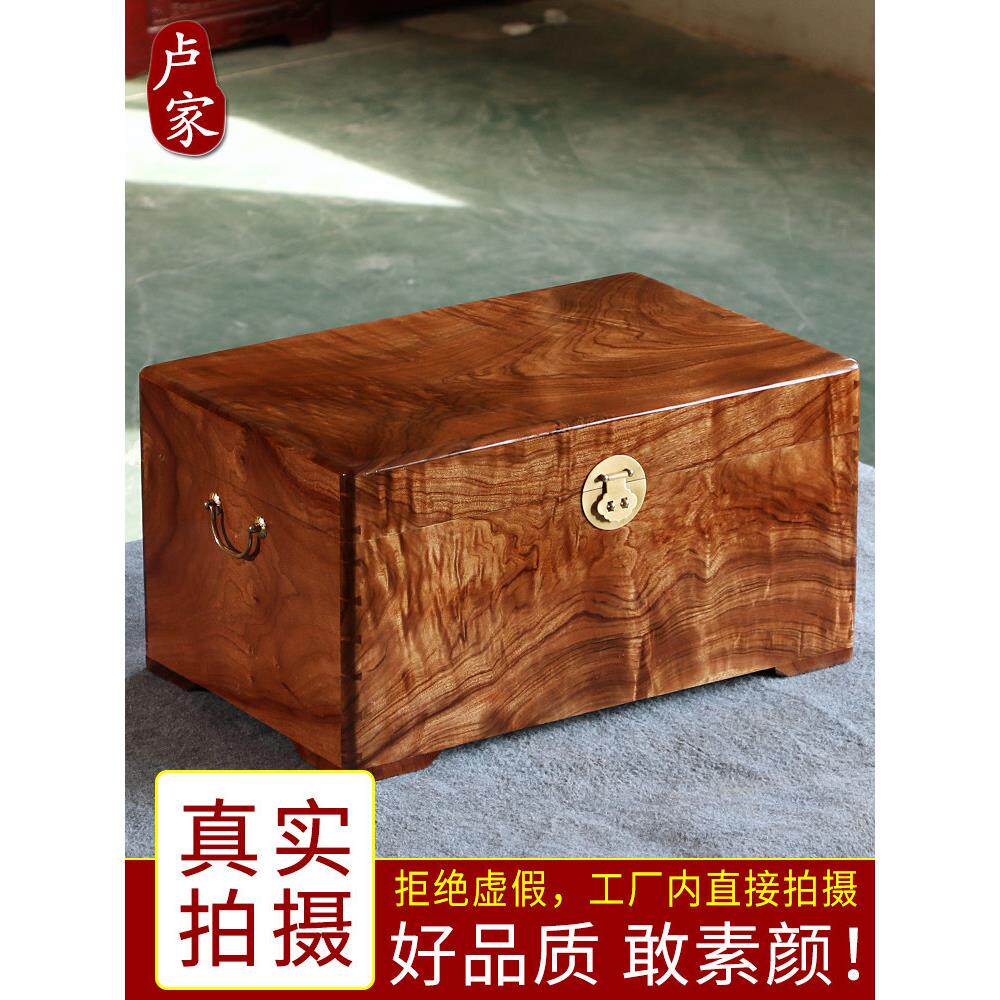 100%老樟木盒子红色樟木盒子实木婚礼盒子书画收藏盒全板可定制