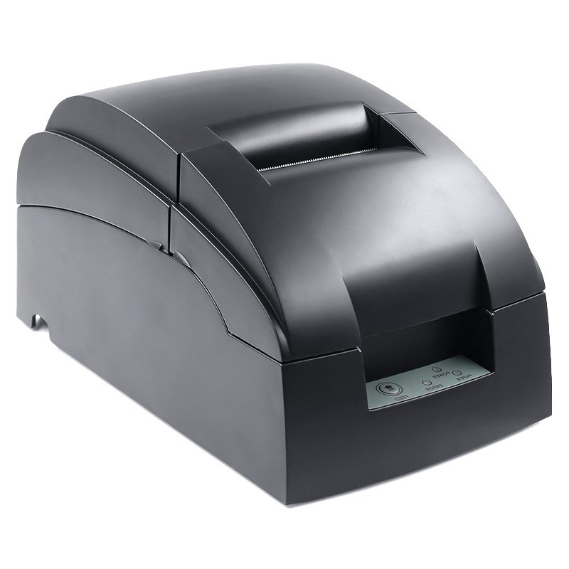 优库220D针式票据打印机76mm小票机商超收银多联纸复写打印小票