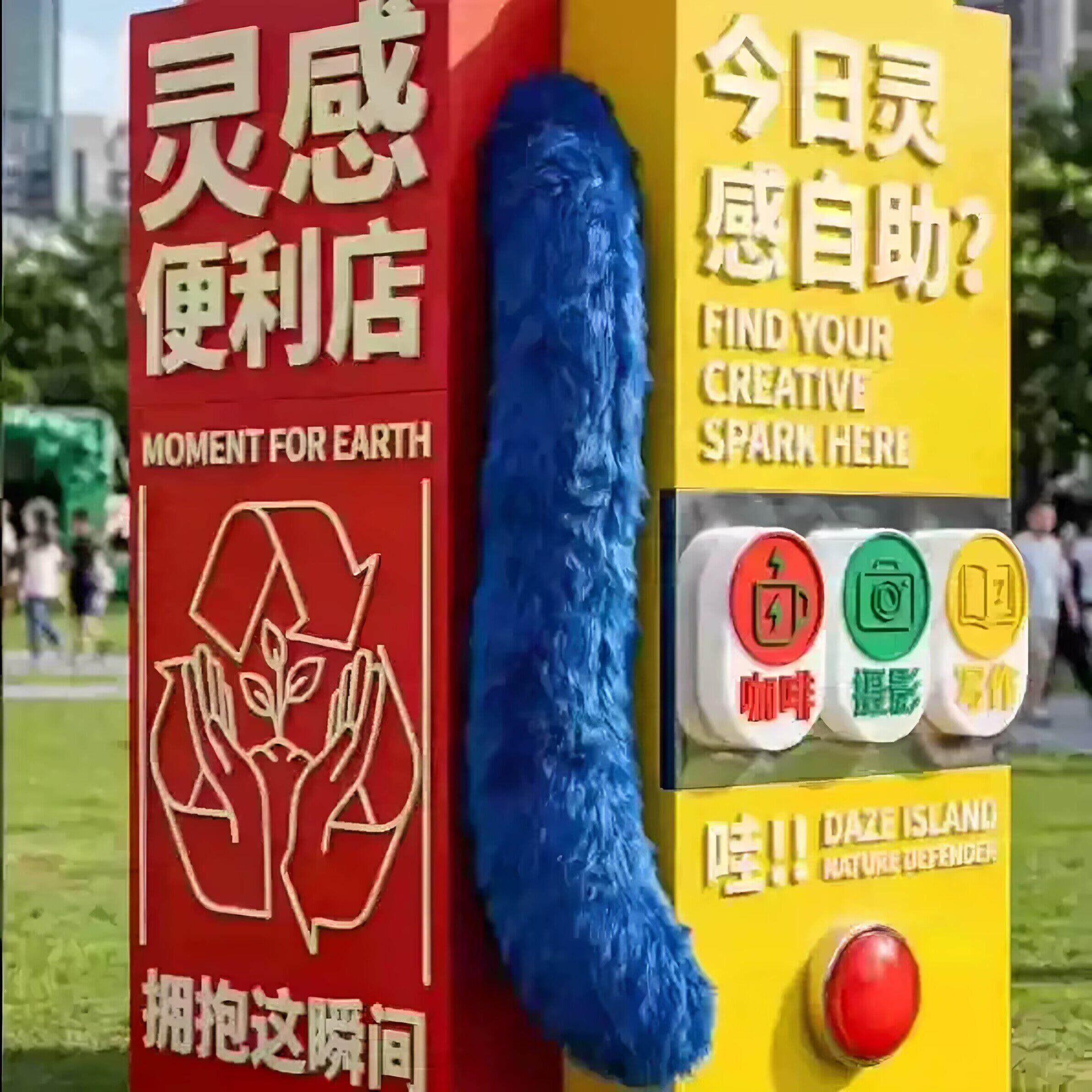 大型艺术背景板互动板互动创意引流场景布置打卡拍照装置定制美陈
