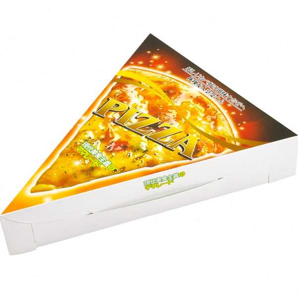 三角形披萨盒切块披萨打包盒国潮pizza比萨纸盒一次性外卖包装盒