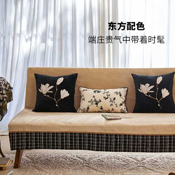 BC10「梅兰竹菊系列」阑珊抱枕东方时髦复古氛围感靠枕沙发