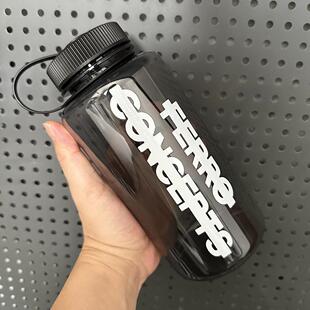硬汉俱乐部随手杯 FERRO健身水杯 1000ml冷热两用杯 PC材质运动水