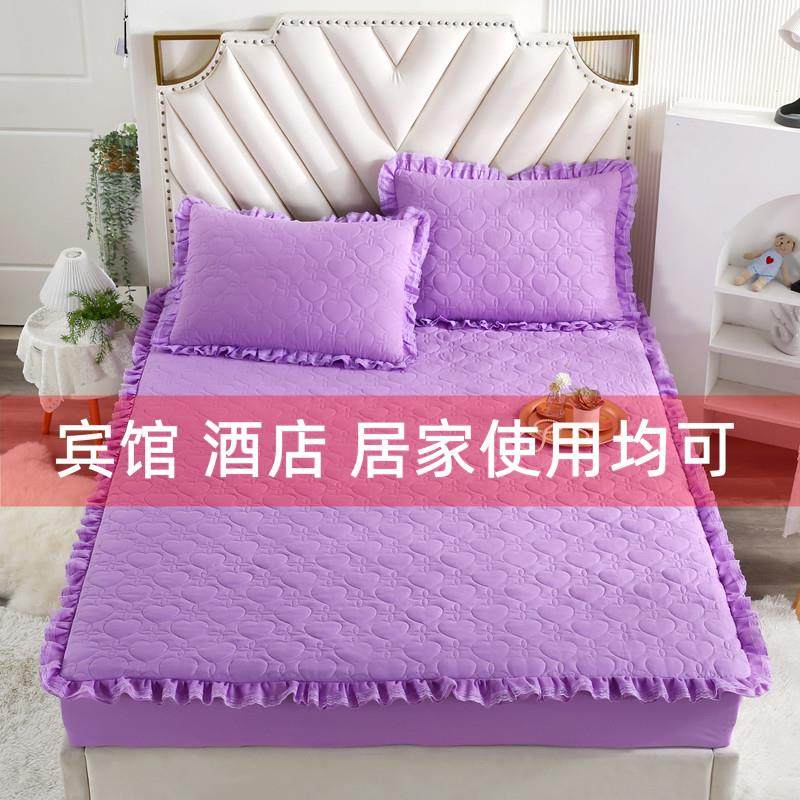 全包围床笠三件套夹棉加厚宾馆酒店床罩保护罩1.51.8米床垫防尘罩,床上用品,床笠,淘宝优惠券,粉丝福利购,淘宝优惠卷