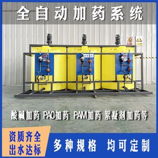 全自动加药装置 酸碱加药 循环水 絮凝剂加药系统 水厂加矾设备