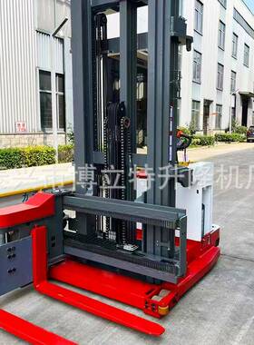 超窄巷道1.5/2吨站驾式全电动三向堆垛叉车小通道VNA仓储堆高车