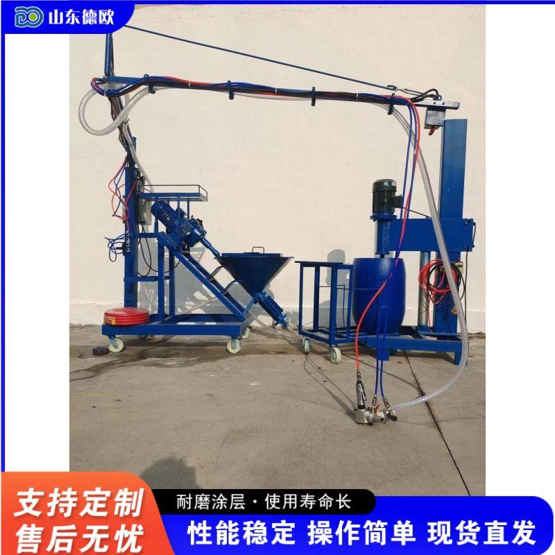 窗套砂浆喷涂机 GRC玻璃纤维丝喷浆机 螺旋杆式硬质材料喷射机