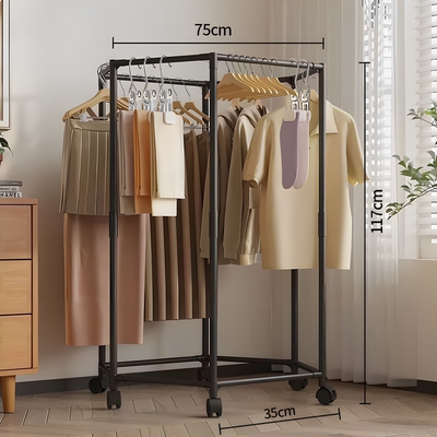 新款晾衣架落地卧室家用凉衣杆