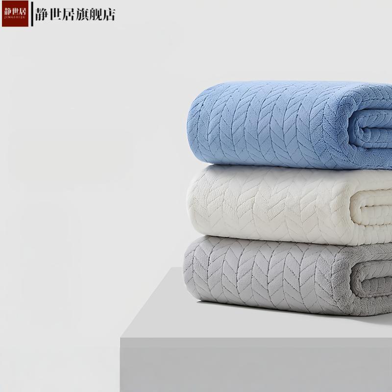 珊瑚绒毛巾厂家批发麦穗成人加厚