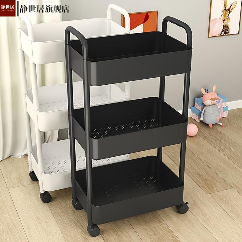 小推车置物架落地多层可移动客厅
