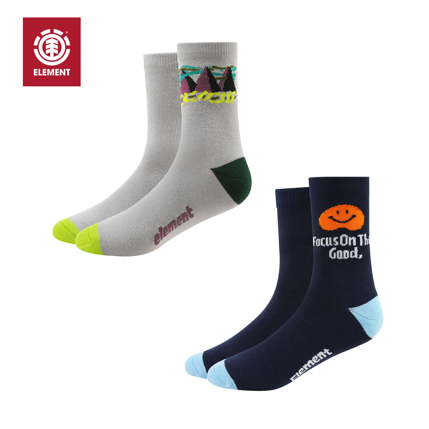 美国ELEMENT专业滑板袜子