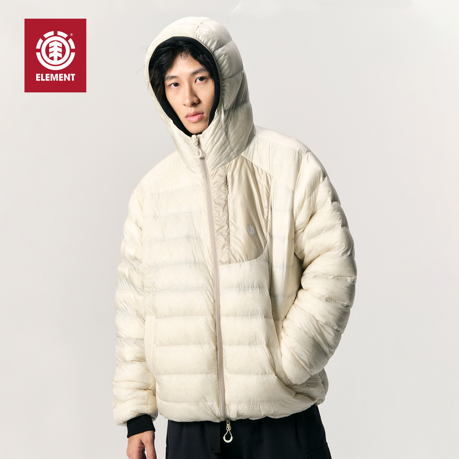 美国ELEMENT滑板轻薄羽绒服