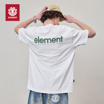 美国ELEMENT滑板短袖T恤