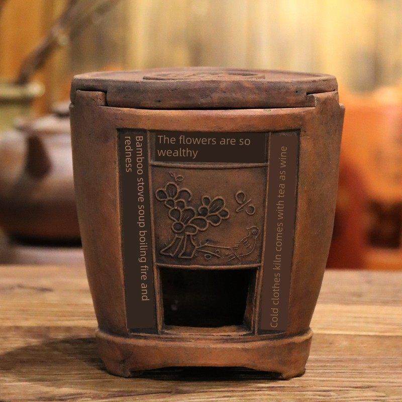 【老炉系列】家用手工覆古烧炭红泥炉户外露营烧水煮茶耐高温炭炉,餐饮具,煮茶炉,淘宝优惠券,粉丝福利购,淘宝优惠卷