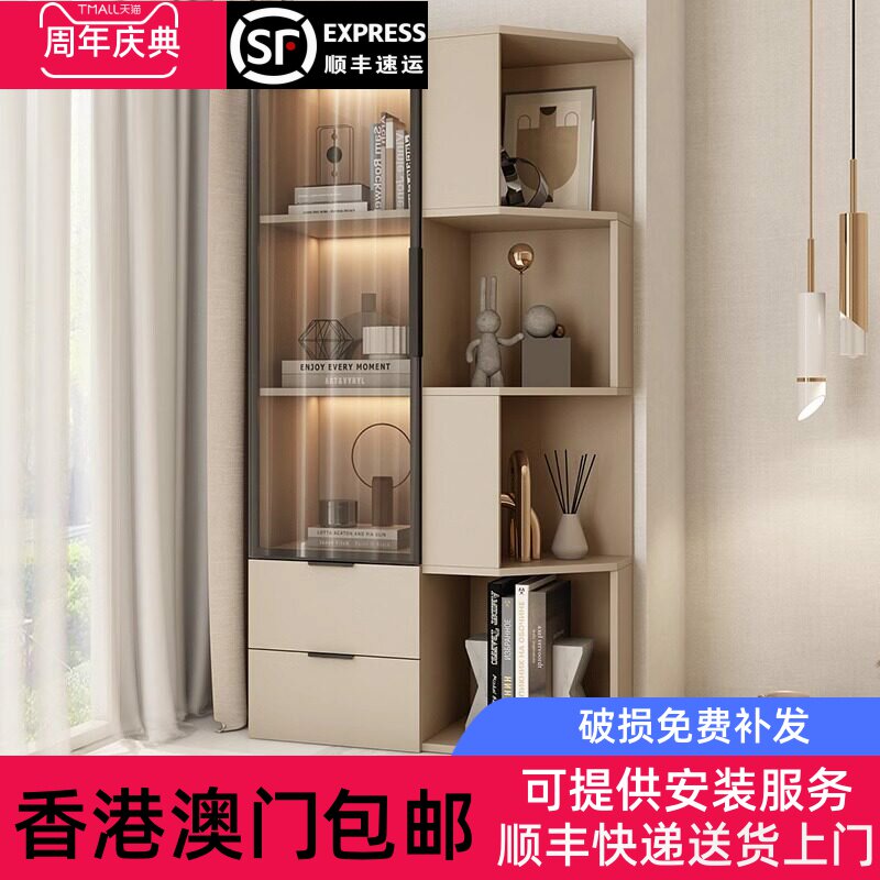 【香港包邮】意式极简飘窗柜阳台柜子储物柜多功能一体收纳柜轻奢