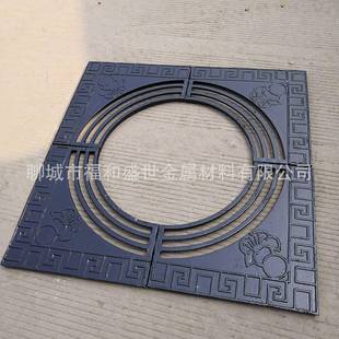 实心铸铁树篦子树坑美化钢板护树板铸铁树蓖子树穴盖板量大优惠