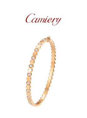 CAMIERY 时尚爆款带钻蜂巢手镯气质高级感轻奢小众精致不掉色手镯